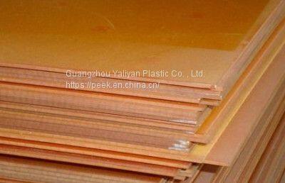 Electrical Insulation Orange Color Phenolic Resin Bakelite Board