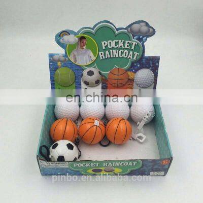 Keyring Rain Disposable Raincoat With Ball photo-5