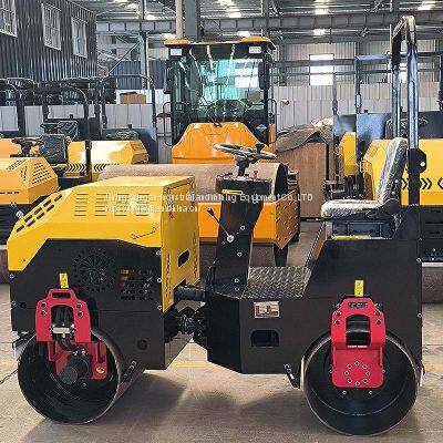 Hydraulic Double Drive Type Steel Roller Drum Type Vibrating Compaction Machine Asphalt Spreading Compaction Machine photo-3