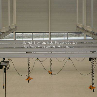 High Duty Guide Rail/Auto Plant Suspended Track/Conveying Track Aluminium Profile photo-3