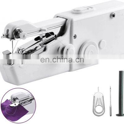Mini Portable Handheld Cordless Sewing Machine Hand Held Stitch Home Clothes