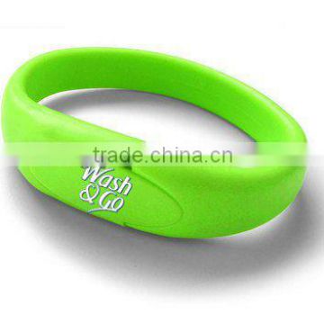 Best Customized OEM Bracelet USB Flash Memory 1MB-64GB Wristband USB Stick