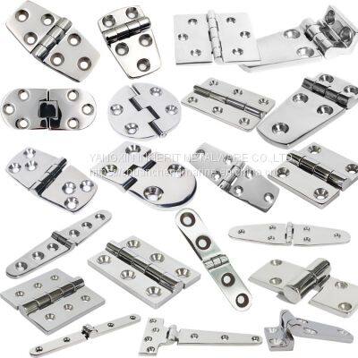 Yacht Accessories AISI316 Stainless Steel Mirror Polished Casting Hinge