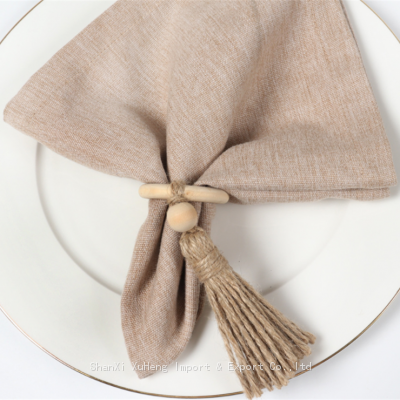 Braided Tassel Napkin Ring Hotel Banquet Tableware Napkin Holders Home Restaurant Table Decorations photo-4