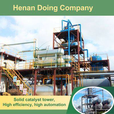 Eco-Friendly Industrial Oil Recycling System With Continuous Distillation and Solid Catalyst Refinery Machine
