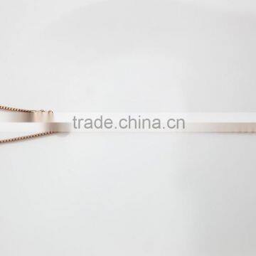 Simple Design New Model Hollow Rose Gold Plated Pipe Pendant Necklace Fashion Jewelry With Box Chain for Wholesale photo-5