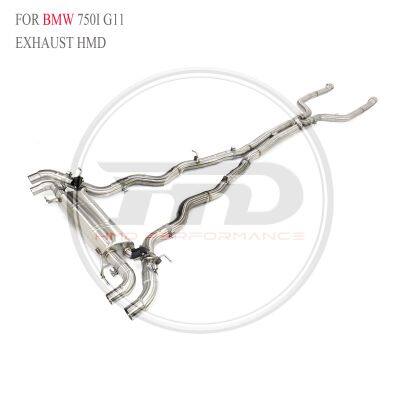 HMD SS304 Exhaust Catback for BMW 740Li G12/750i G11/E92 M3/i8/M2 G87 Auto Replacement Modification Electronic Valve Whatsapp+86 18946955156 photo-2