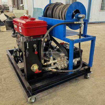 Remote Control diesel High Pressure Sewer Drain Pipe Cleaning Machine Sewer Jetting Machine