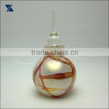 140ml white art glass fragrance diffuser bottle