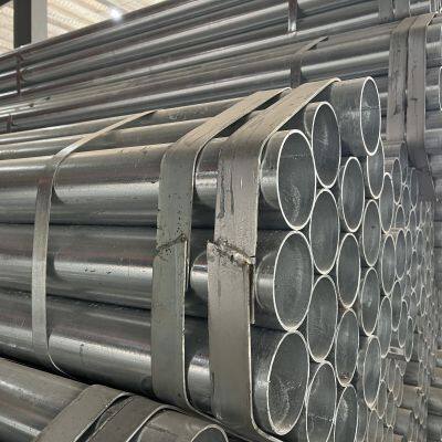 Q235 Q345 S235jr S355jr ERW Shs Rhs Carbon Steel Gi Pipe Insulation Hot Dipped Galvanized Round Steel Tube photo-2
