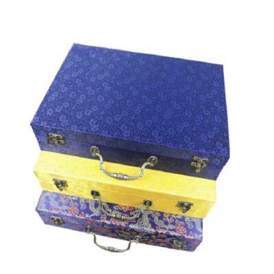 Xuan Paper Ancient Book Yin Pu Genealogy Package Song Brocade Box