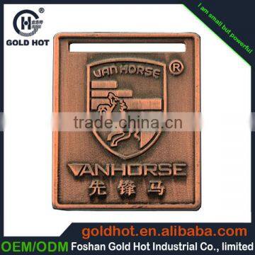 Factory custom Nickel Electroforming Metal Logo Label