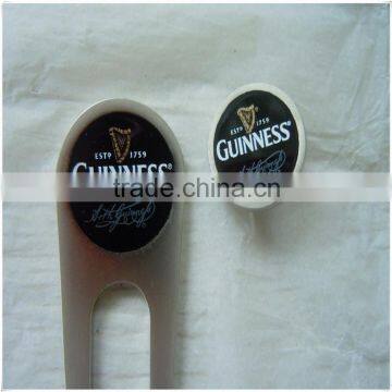 unique customized golf club blank zinc alloy golf divot 1618