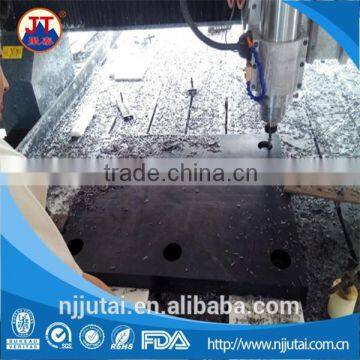 60mm thick black drilled PE-UHMW 1000 dock fender pad