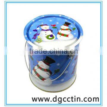 Customized tin buckets pails decorative