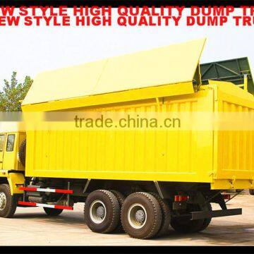 2015 Hot Sale Howo 6*4 Fully Enclosed Dump Truck Made in China