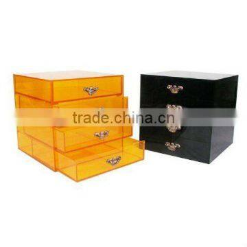 fantastic Acrylic/plastic jewelry storage box with drawer