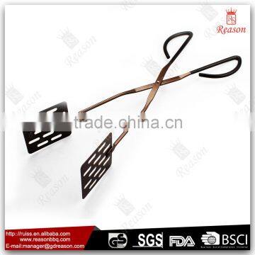 Stainless Steel Mesh BBQ Fancy Magnetic Tongs photo-2