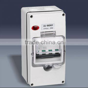 DC PV Miniature Circuit Breaker MCB with enclosure 63A 1000V
