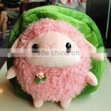 animals plush bag with plush sheep bag