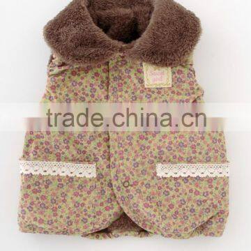 Japanese Wholesale Products High Quality Cute Cheap Baby Winter Clothes Vest for Girl photo-4