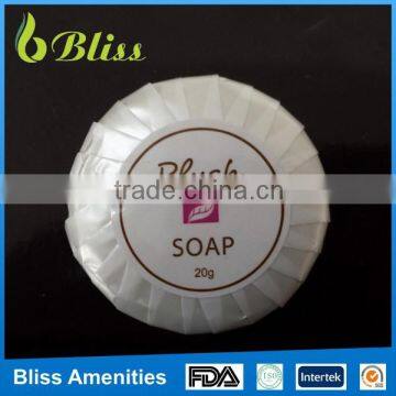 N53 Round Transparent Wholesale Mini Custom Hotel Soap