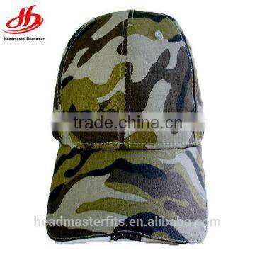 Custom 6 Panel LED Light Camouflage Baseball Cap Hunter Hats photo-2