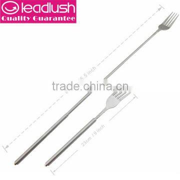 Extendable fork,telescopic dinner fork