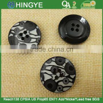 44L Laser cutting resin coats button ---- ZA020