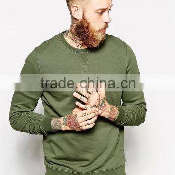 mens crew neck plain sweatshirts