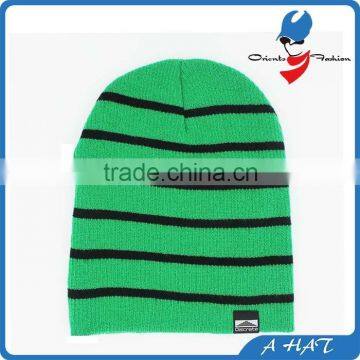 custom longline knit beanie