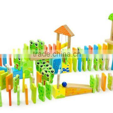 100 Pieces Best Selling Toys 2014 Ocean Blocks Different Shape Round Square Arch Triangle Wooden Block photo-6