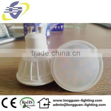 LED SMD lamp GU10 21SMD 2835 5W plastic cup with micky PC cover hot sell