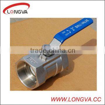 China 1000wog 1pc reduce port thread ball valve