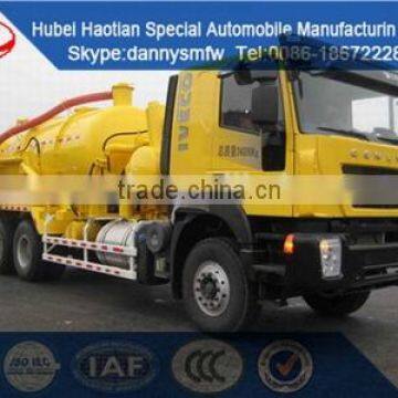 Shock low price new heavy 4x2 sewage suction truck,fecal suction truck for sale