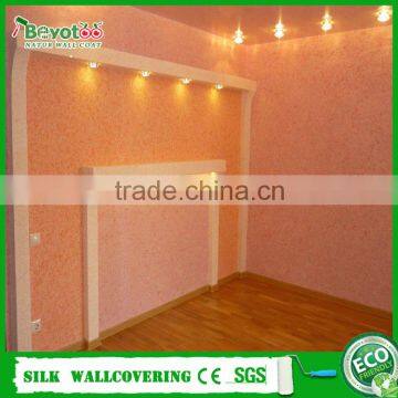 DIY Plant Fiber Wall Coating Interior Silk Plaster Wall Coat Fuji Mural Wall Covering photo-5