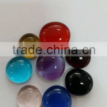 color round/oblateness glass bead for decoration