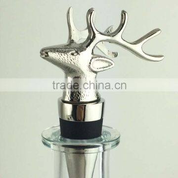 Zince Alloy Deer Wine Stopper Stag Head Wine Accessories photo-2