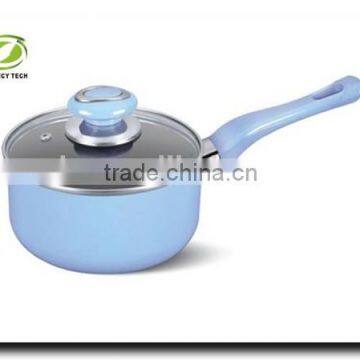 Aluminum Non Stick Coating Pressed/Forged Cookware Set Soup Pot Sauce Pan With Glass Lid Covered photo-3