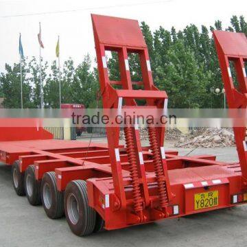 Sinotruk 4 Axles Low Flat Truck Trailer