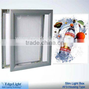 Edgelight AF3A single-sied housing type edge lit light box