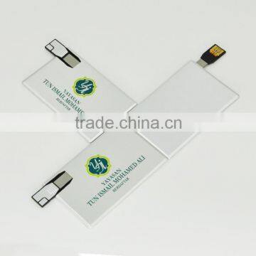 2015 hot selling promotional credit card usb flash drive ,high quality usb flash drive