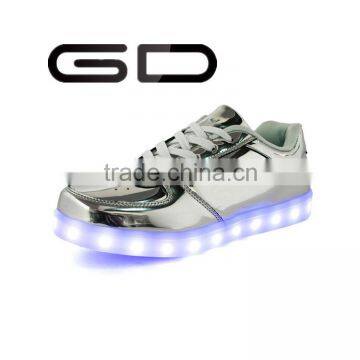 GD different style usb charge sequined PU led adult shoes