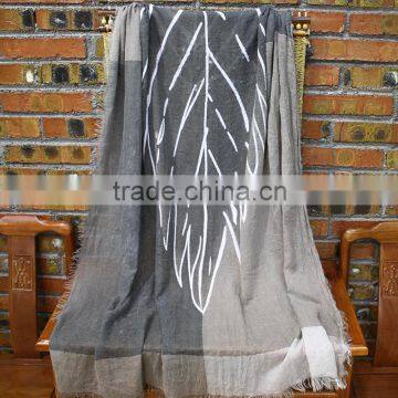 Leaf Scarf YiWu Scarves Factory or Manufactures