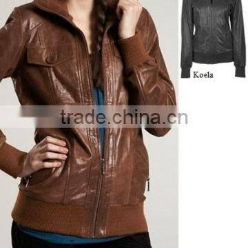 Now For Women Fashion Leather Jacket