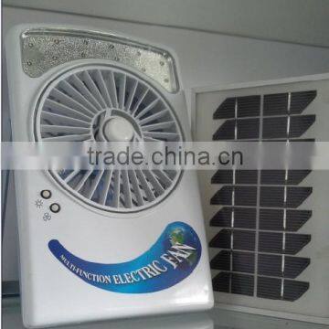 solar rechargeable Fan for ZJLCKJ