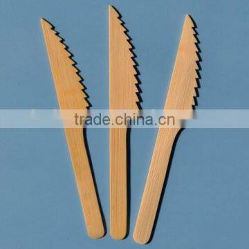 Disposable bamboo knife