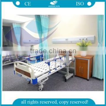 comfortable bed AG-BMS101A adjustable 2 function hospital patient manual sick bed