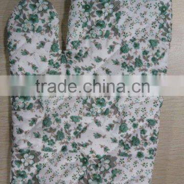 cotton kitchen fireproof oven mittens