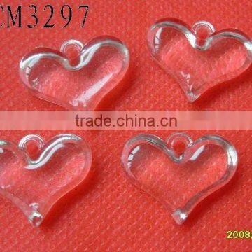 acrylic heart beadCM3297